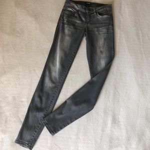 Bebe grey skinny jeans